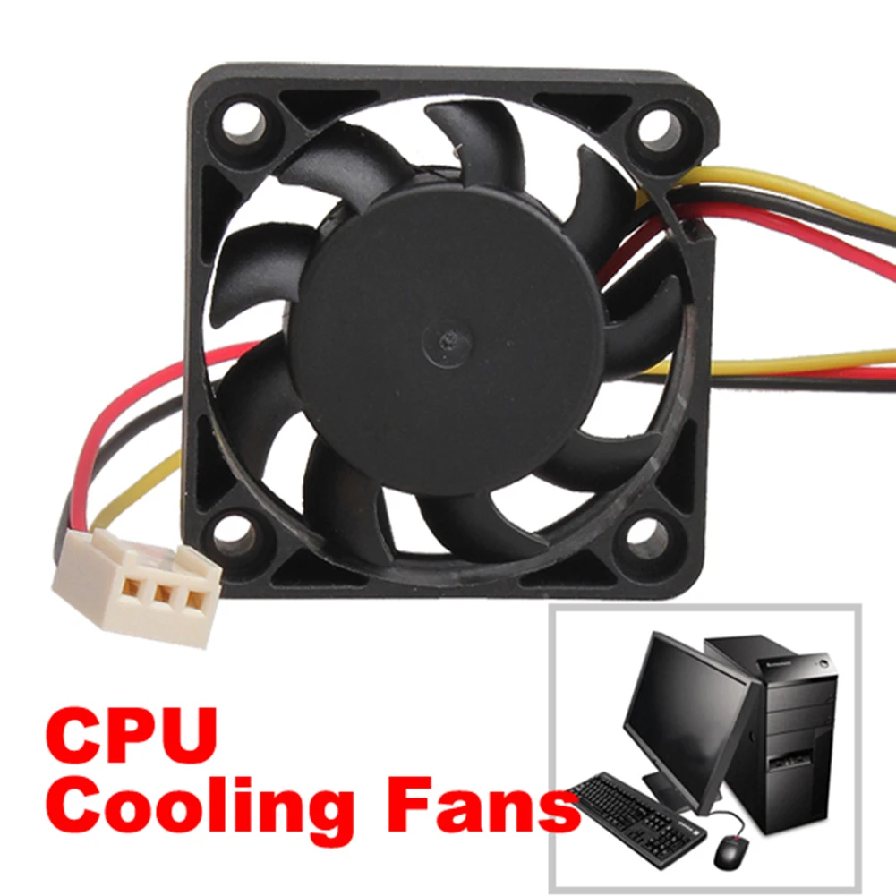 3 Pin 40mm Computer CPU Cooler Cooling Fan DC 12V CPU Cooling Fan Cool Fans Quiet Cooler Radiator CPU PC Cooler