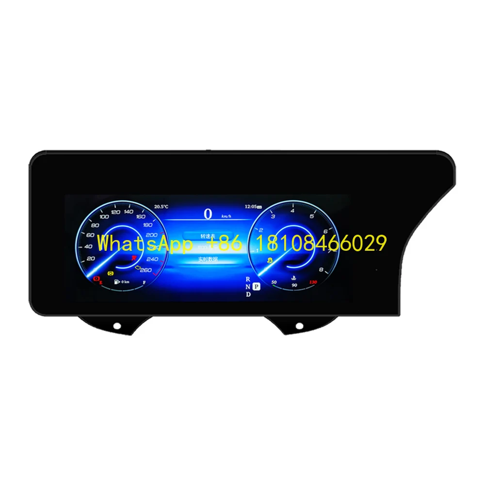 

12,3-дюймовая ЖК-приборная панель для Benz Violet, ЖК-панель приборов Plug and Play, ЖК-дисплей одометра, автозапчасти, виртуальная цифровая кластерная кабина