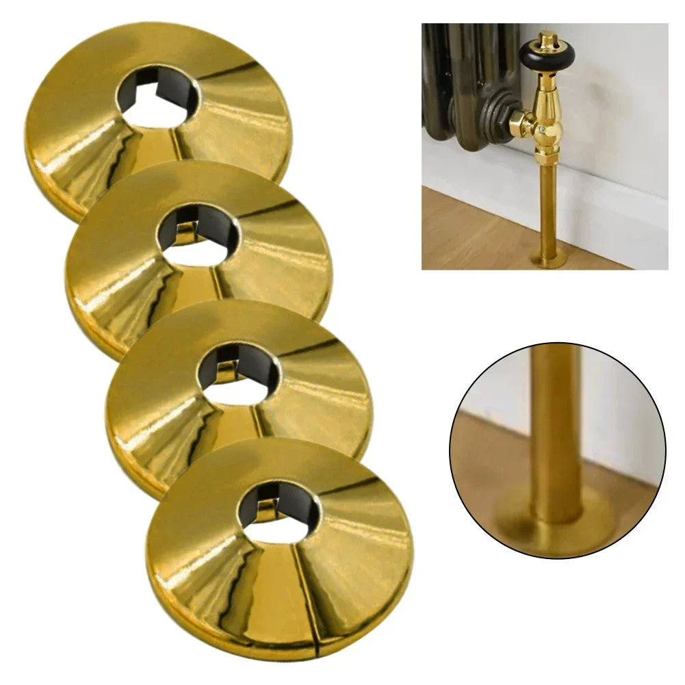 4pcs 15mm Pipe Cover Decorative Angle Valve Radiator Pipe Cover Pipe For Duct Faucet Covers Home Decor Accessories