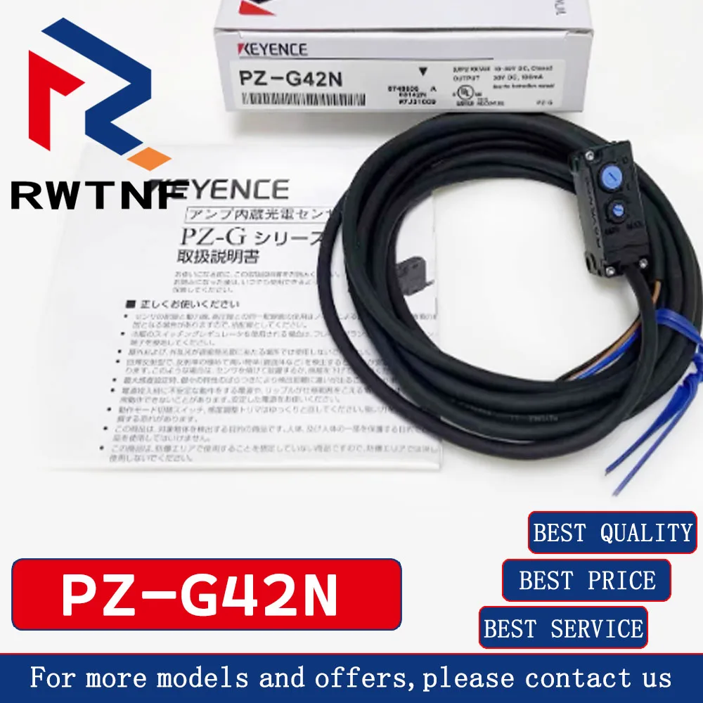 Brand New Genuine PZ-G42N KEYENCE Reflective cable type NPN powerful photoelectric sensor, warehouse stock
