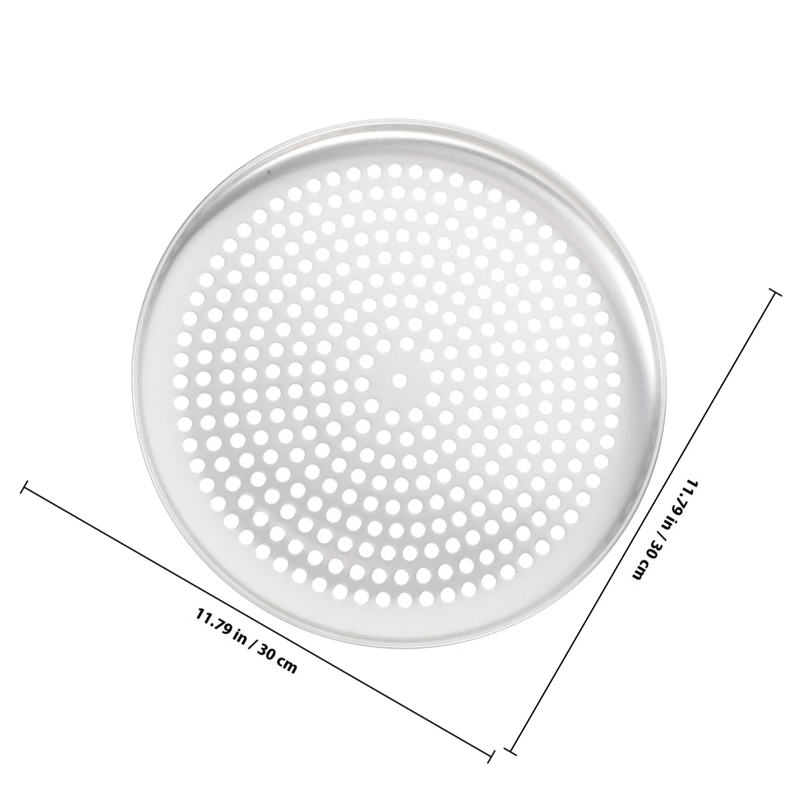 Aluminium Alloy Pizza Baking Pan Perforated Oven Tray Household Kitchen Gadget Nonstick Even Heat Distribution Baking Sheet