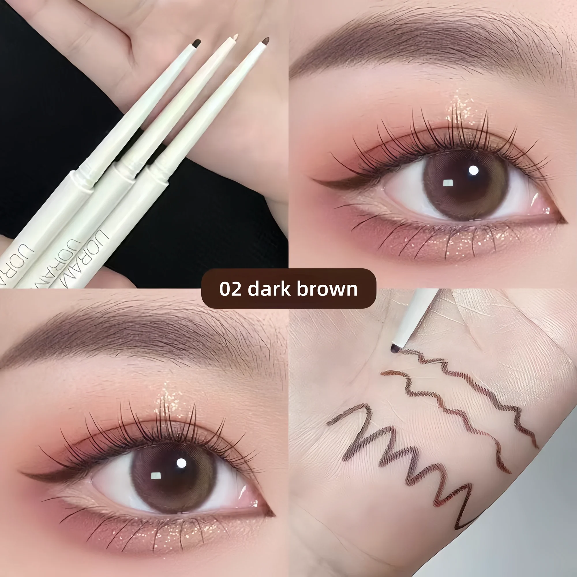 

2pcs UORAM Eye Glue Pen - Ultra-Fine Precision Tip | Natural Look & All-Day Long-Lasting | Waterproof, Sweatproof & Smudge-Proof