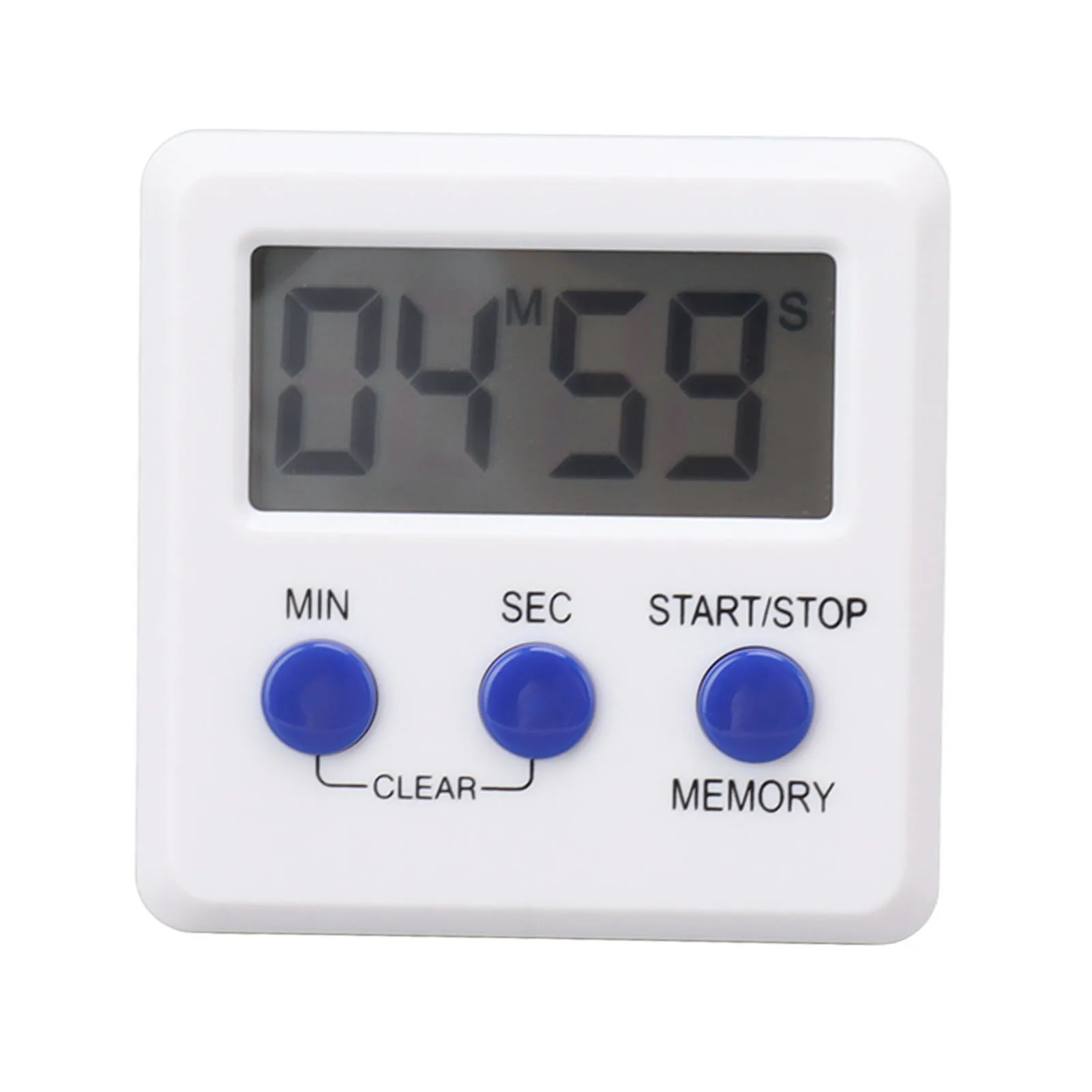 Desk Timers Powerful Magnets LCD Large Screen ABS 30S Buzzer Alarm Easy To Carry Digital Timer Widely Used for Office