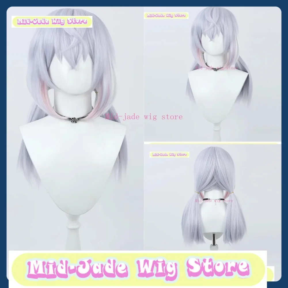 

Mid-jade Wig Store Genshin Impact Sigewinne Cosplay Wig Halloween Cosplay Restores Anime Character Costumes and Props