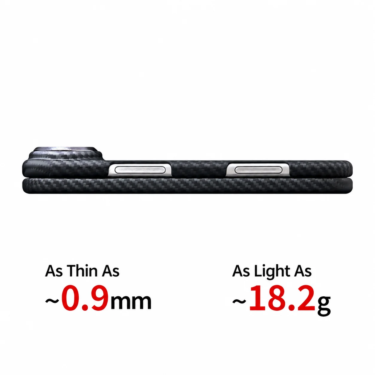 For iPhone Duo Fold 100% Real Kevlar Aramid Fiber Case with MagSafe Carbon Fiber Ultra-thin Phone Back Cover For iPhone Duo