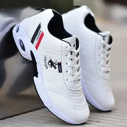 Men Luxury Sneakers Air Cushion Men's Shoes for Men Comfortable Breathable Sports Leather Shoes 2024 New Running Designer Shoes