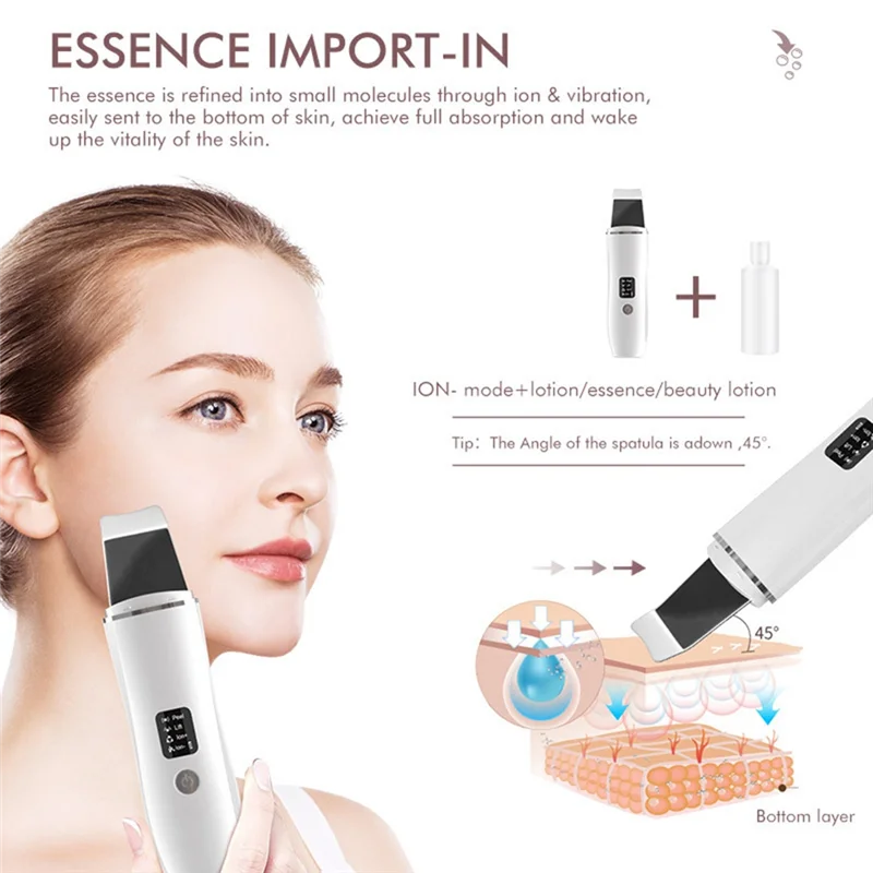 【OFF SHELF】Skin Scraper Portable Home Device For Blackhead Removal And Cleansing Tool Blackhead Remover