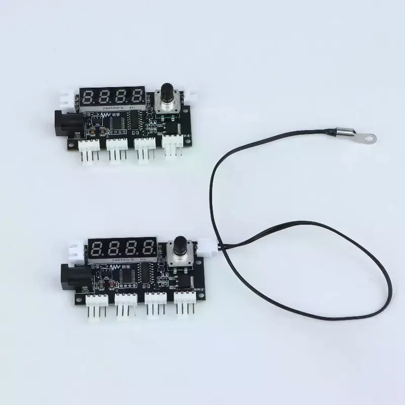 Digital Temperature Control Module Clear 4 Digit LED Display DC 5-24V Accurate Sensor for Industrial Equipment Testing