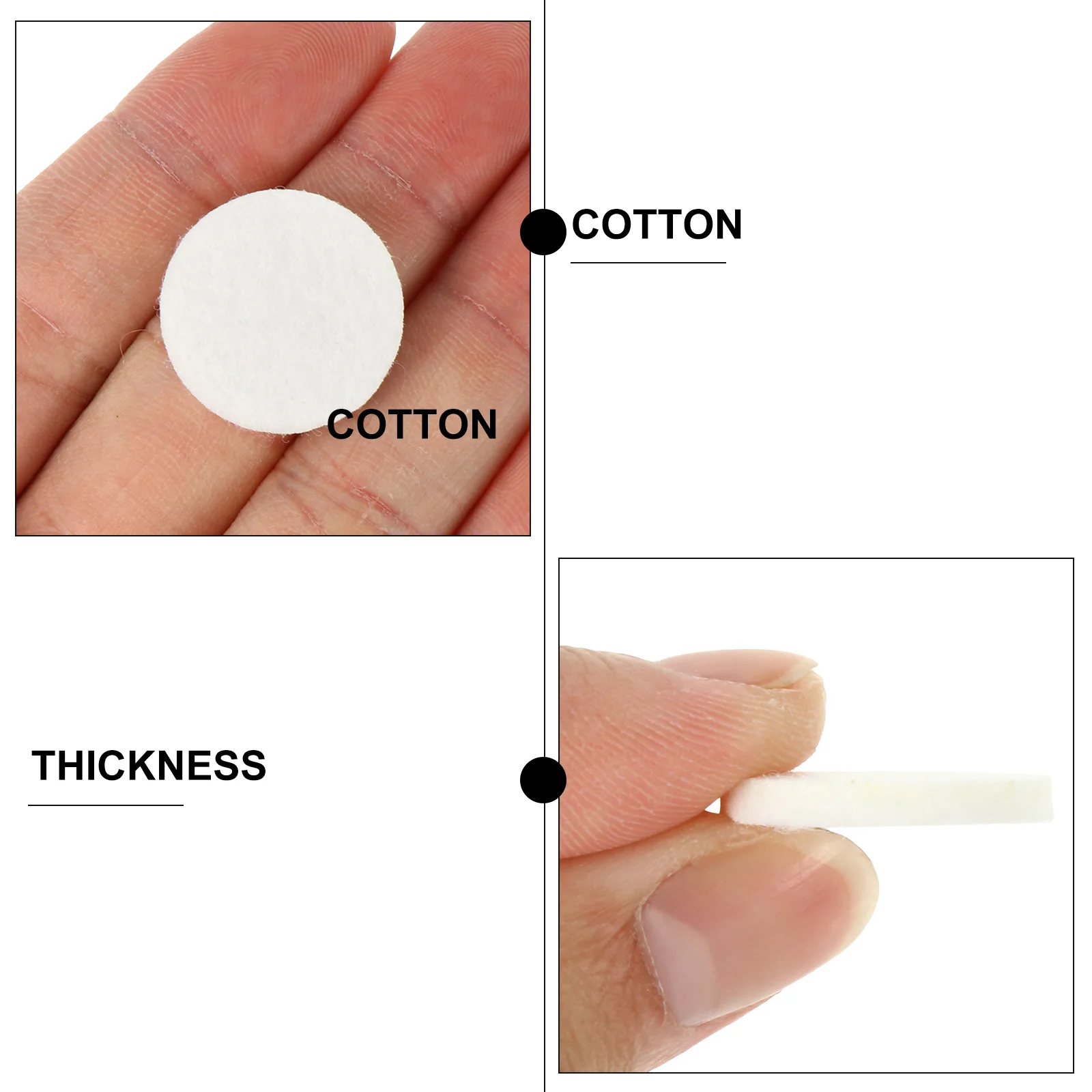 50 Pcs Car Perfume Cotton Cloth Air Freshener DIY Kit Healthy Aromatherapy Hanging Premium Decoration