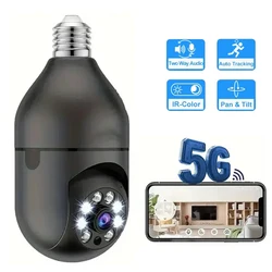 YI IoT 4MP Bulb WiFi Camera E27 Wireless PTZ IP Camera 5G 2.4G Dual Band Color Night Vision Auto Tracking Indoor Home Security