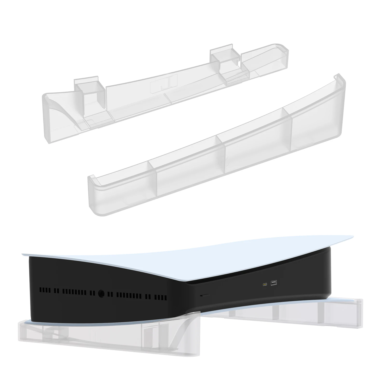 

Holder For Ps5 Host Horizontal Display Stand For Ps5 Console Host Display transparently Holder For Ps5 Digital/ Disc Accessories