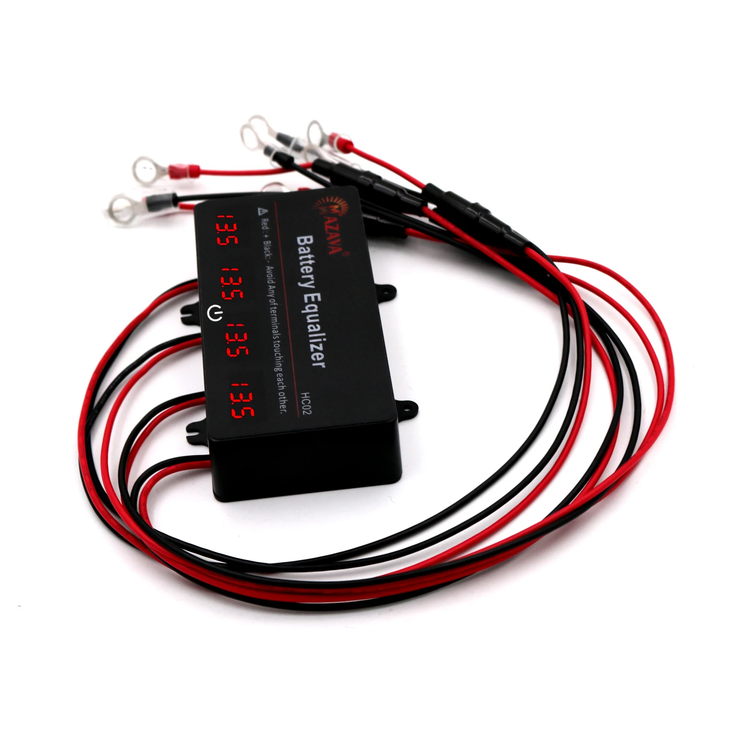 MAZAVA HC02 Battery Equalizer For 12/24/36/48V Batteries Voltage balancer 4S Active Lead Acid Touch Switch Battery Controller