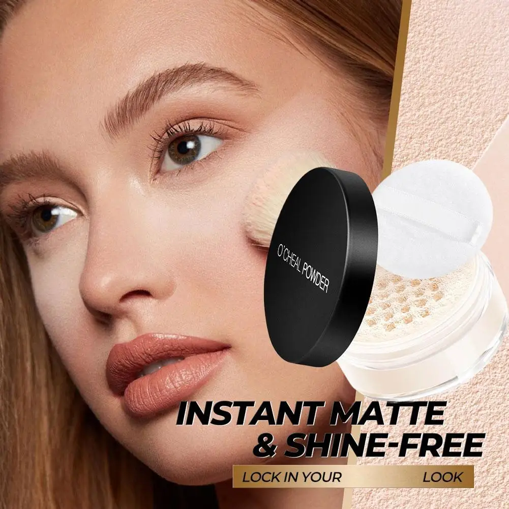 

2Colors Loose powder makeup Loose Baking&Setting Powder Matte Waterproof Long Lasting Oil Control Loose Powder Makeup Cosmetics