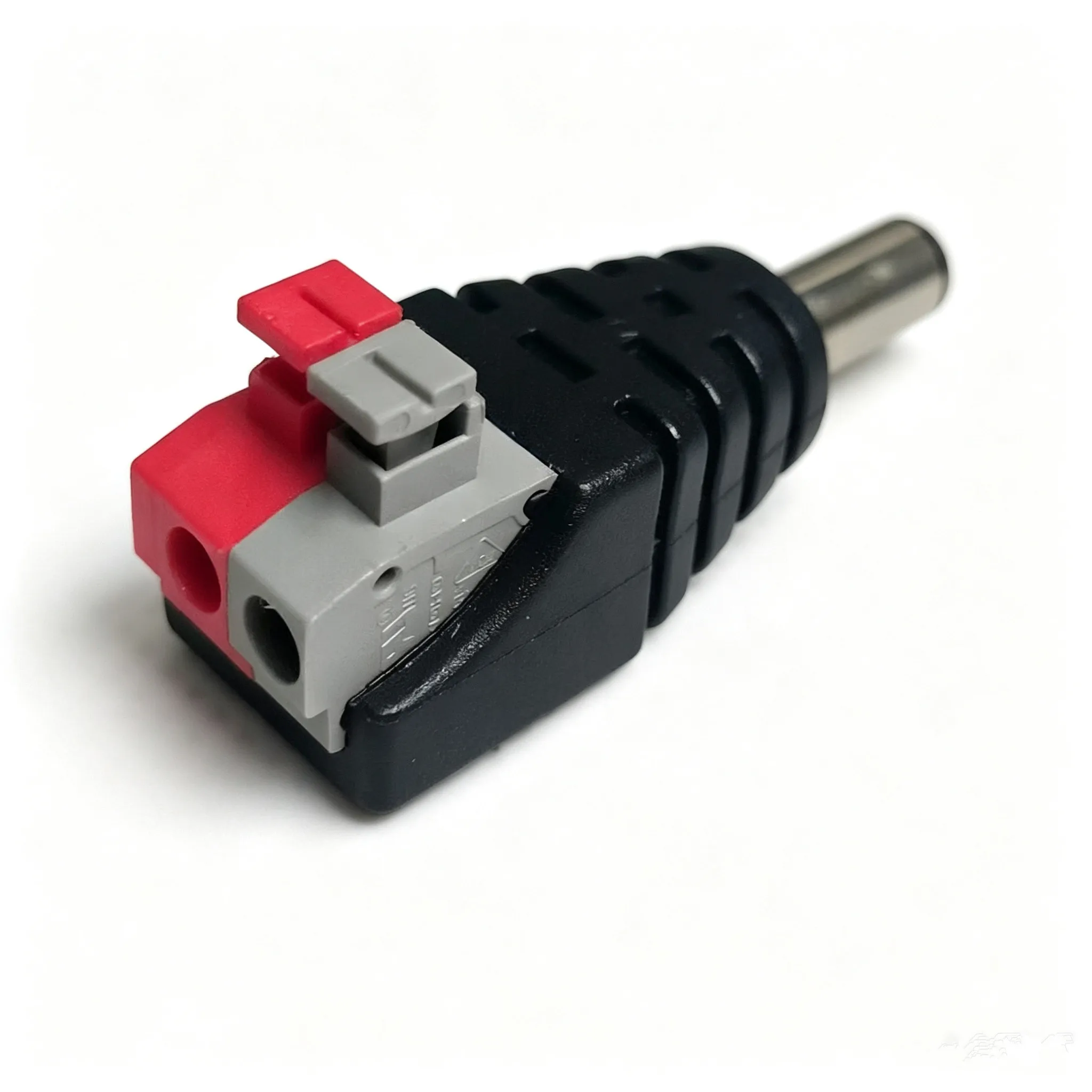 20/100pcs DC Power 2.1mm x 5.5mm Connector Plug Jack Male Socket Barrel Adapter for CCTV Camera LED Strip Supply Terminal Press view 2