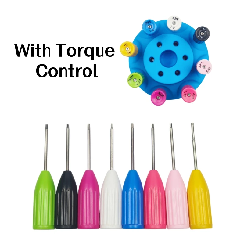 

8Pcs Dental Implant Screwdriver Set with Torque Control Dental Lab Technician Tool Kit Micro Screwdriver Dentist Instrument