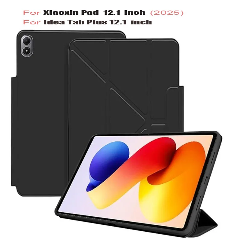 Y folding Case for Lenovo Xiaoxin Pad 12.1 inch 2025 Stand Cover for Lenovo Idea Tab Plus 12.1 '' Tablet Cover