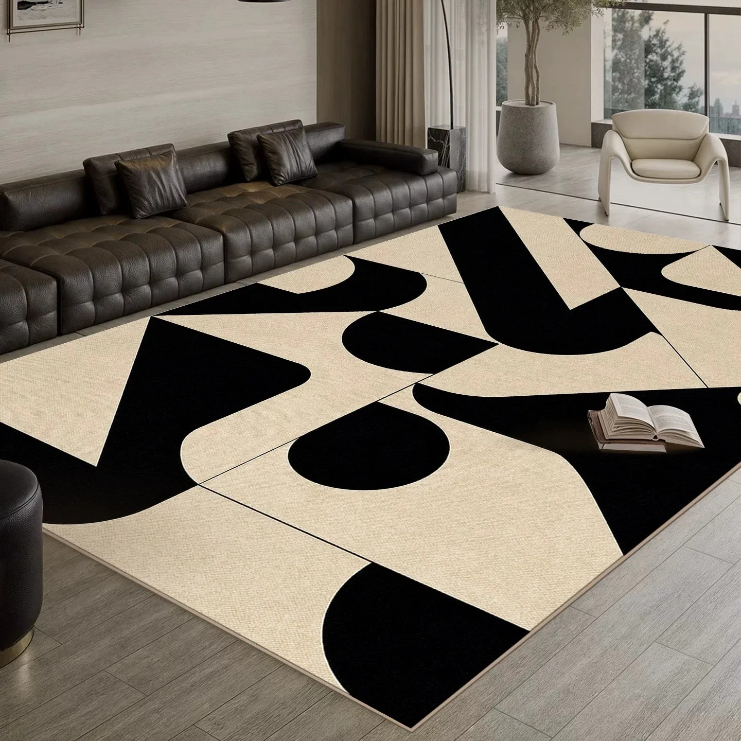 Modern Abstract Large Area Carpet for Living Room Floor Mat Wabi-sabi Decorate Room Rugs Bedroom Office Study Mats Non-slip Rugs