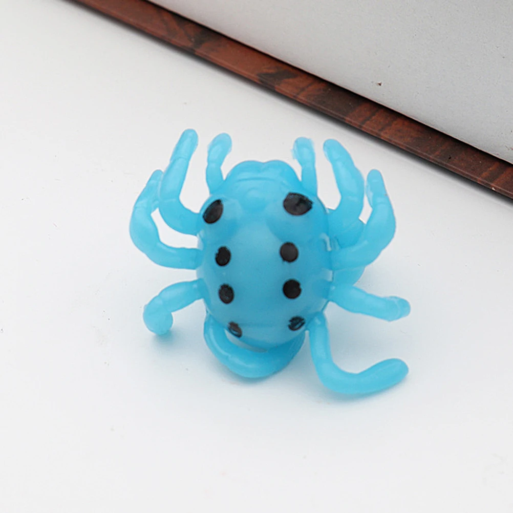 

12 Pcs Glowing Ring Halloween LED Flashing Finger Lights Toys Rings Make up for Adults Kids