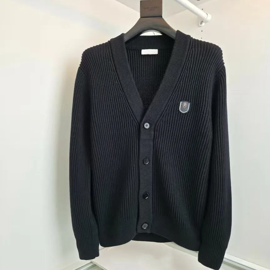 

BC Italian men's clothing autumn and winter new fashion zipper knitted cardigan men's business casual solid color sweater jacket