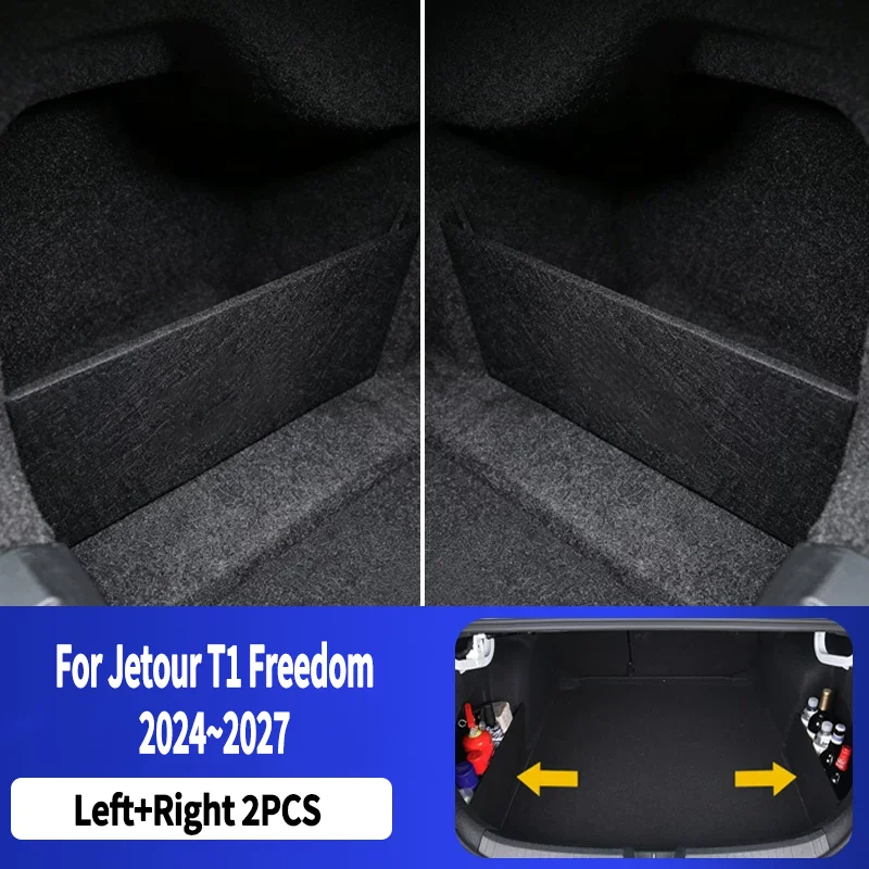 Auto Multifunction Storage Box For Jetour T1 Freedom 2024~2027 2025 Car Thickening Trunk Storage Partitio Interior Accessories