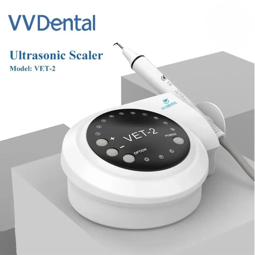 

VVDental VET-2 Ultrasonic Dental Scaler Portable Dental Scaler 3 Cleaning Modes Dentistry Scaler Whitening Oral Care Equipment