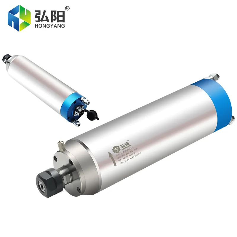 수냉식 스핀들, 타각기 CNC 머시닝 센터, 24000 속도, 공기 도장 더스트 스톤, 2.2kw, 380V, 400hz