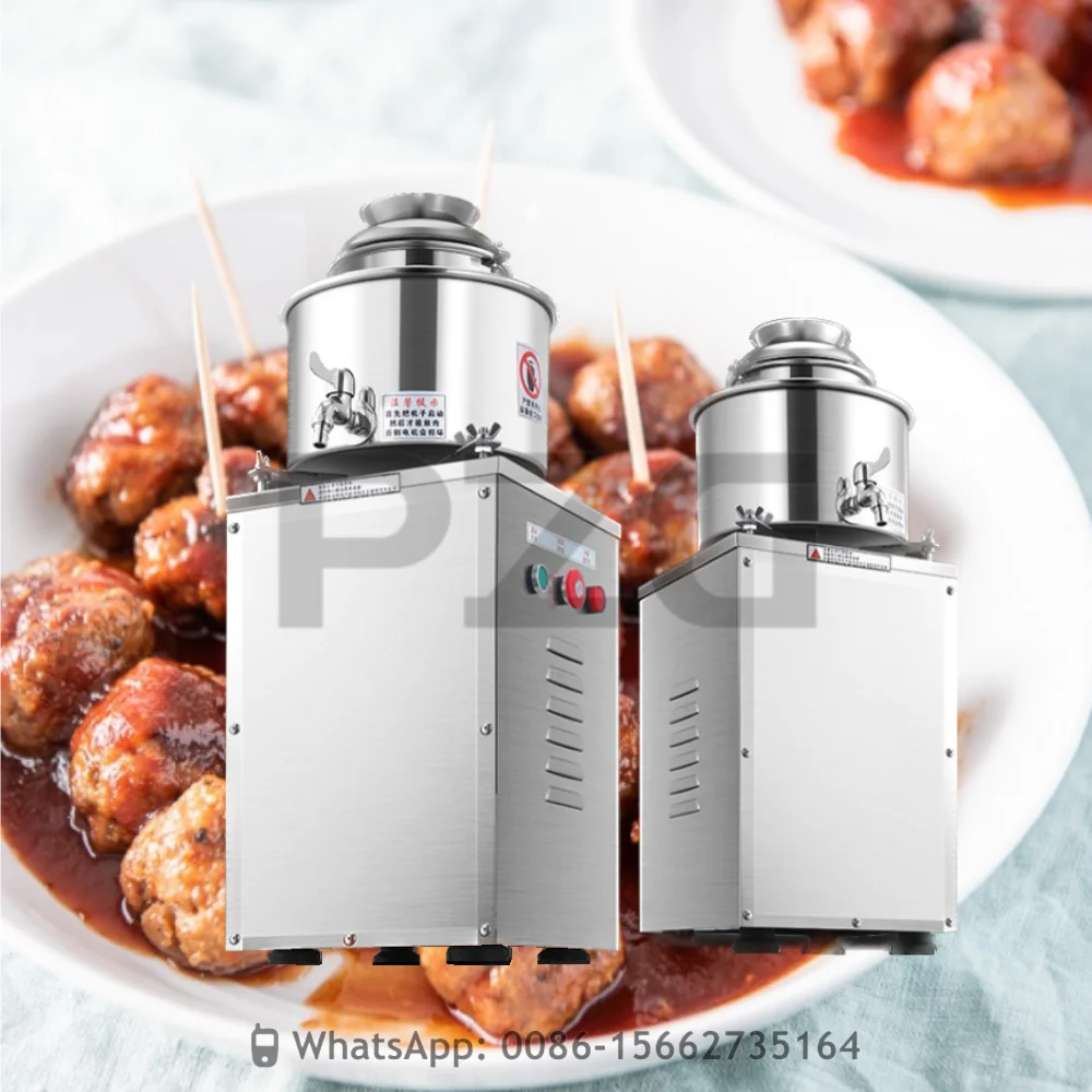 

Commercial Stainless Steel Restaurant Food Beef Meat Ball Meatball Paste Beating Maker Making Forming Beater Machine