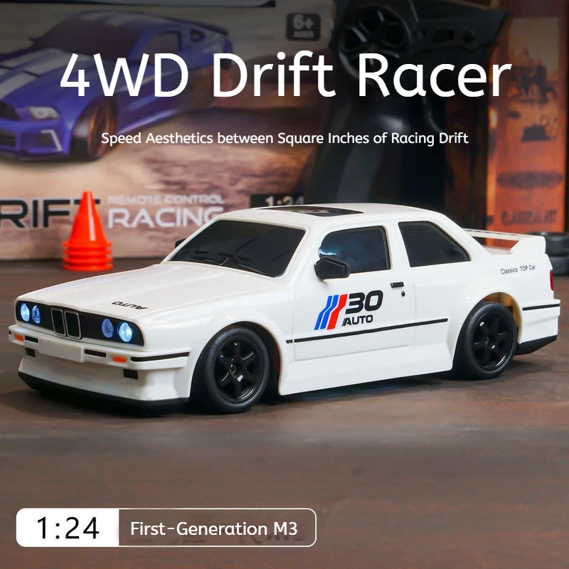 

Радиоуправляемая машинка M3 GT500 1:24, 4WD, 2.4G, высокоскоростная, с полным пропорциональным управлением, дрифт, модель для начинающих гонщиков, подарок для мальчиков, игрушка.