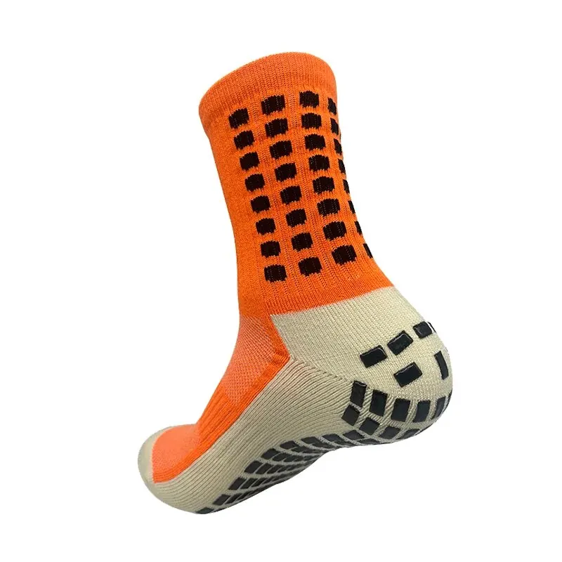 Anti-slip Football Socks Men Women Non-slip Soccer Basketball Tennis Sport Socks Grip Cycling Riding Socks 38-45