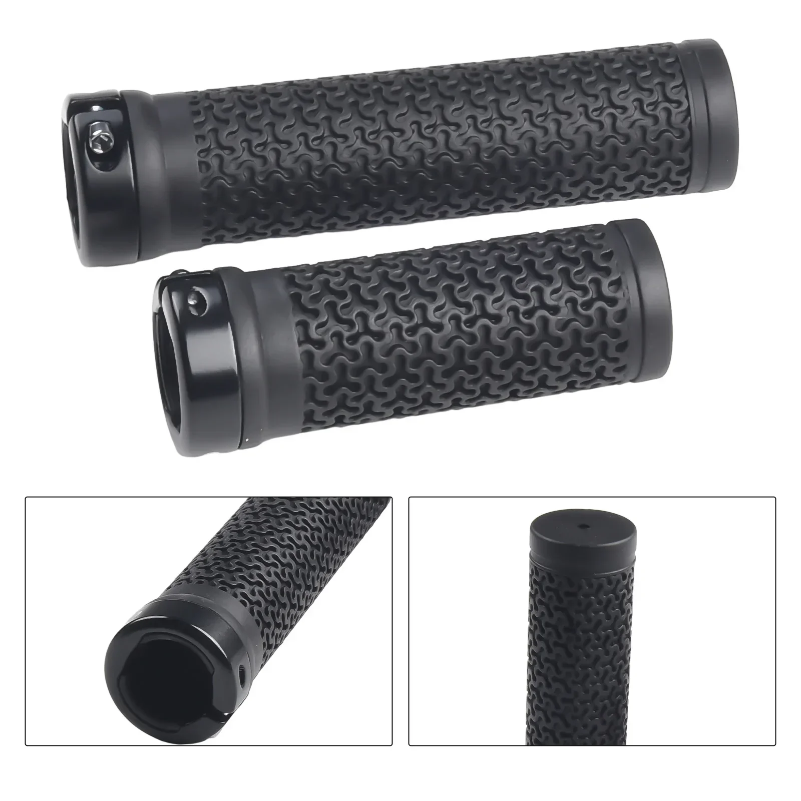 Bicycle Handle Bar Grips Mountain Bike Handlebar Cover Plug Rubber Non-slip Cycling Grip Long/Short Shift Handle Grips Bike Part