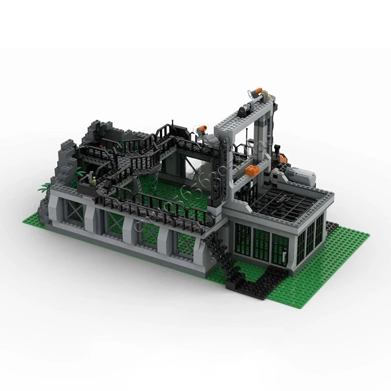 637 pièces MOC JurassicS World_Raptors Cage_PF modèle modulaire blocs de construction briques empilables jouets éducatifs créatifs enfant cadeau bricolage