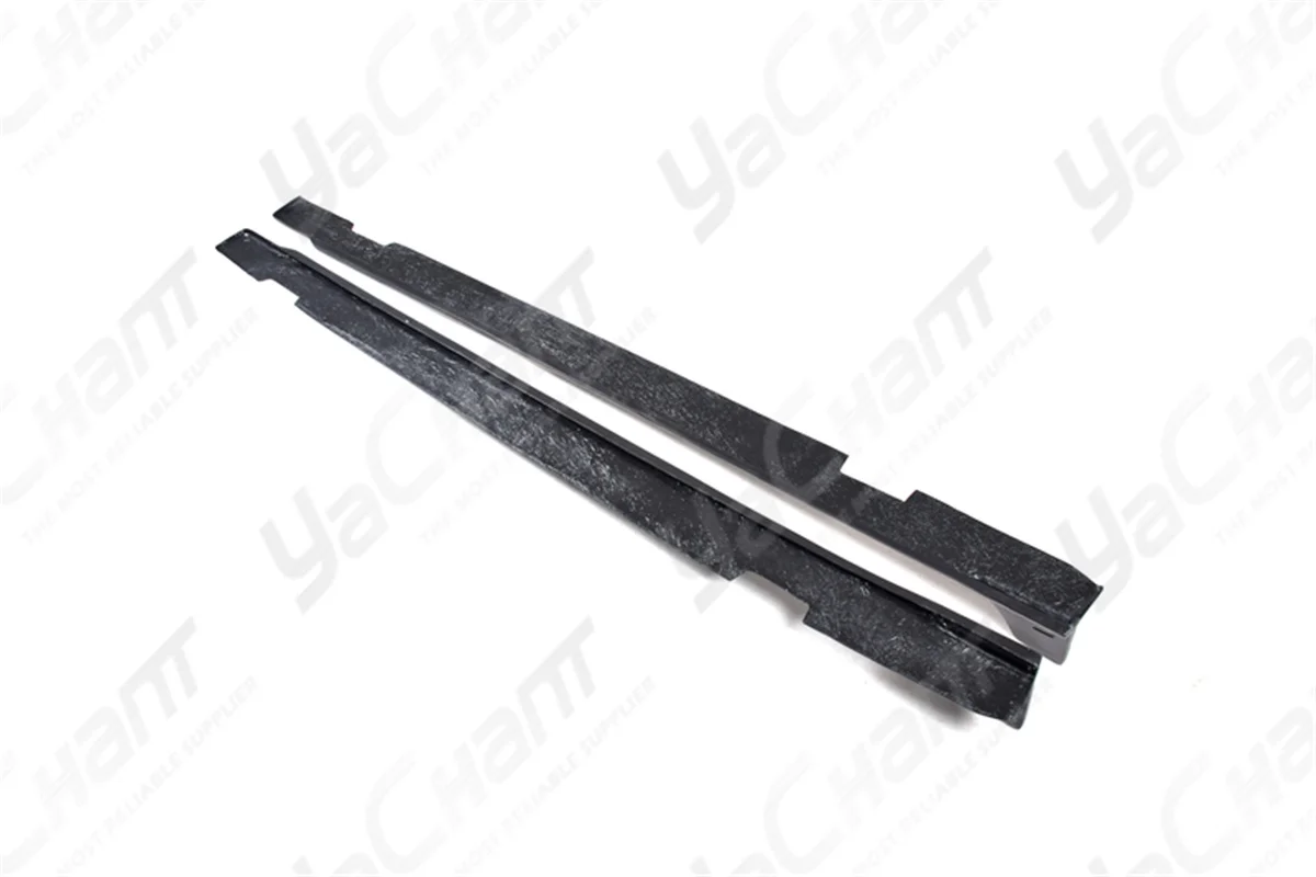 Car-Styling Fiber Glass Carbon Side Skirt Underboard Fit For 2014-2023 MINI F56 JCW YC Design Style Side Skirt Underboard