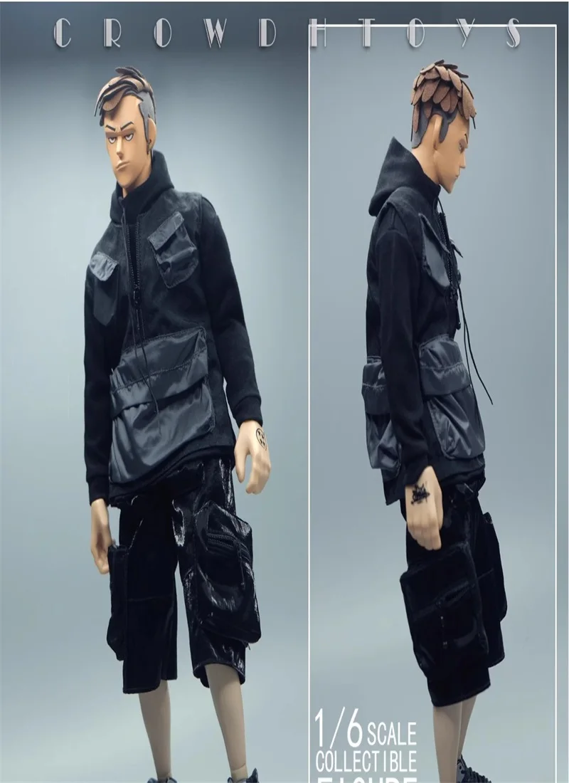 

CROW DH TOYS 1/6 Soldier Clothing Accessories Trendy Vest Function Model For 12'' Action Figure Body In Stock