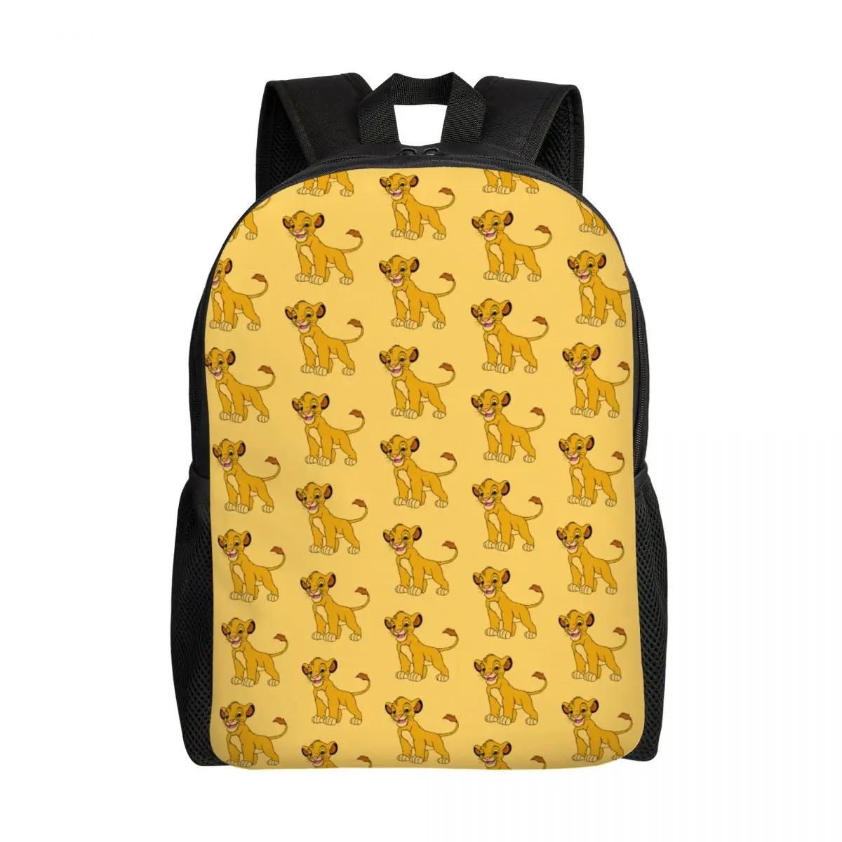 

Custom Simba Nala The Lion King Laptop Backpack Women Men Basic Bookbag for College School Student Pumbaa Bag