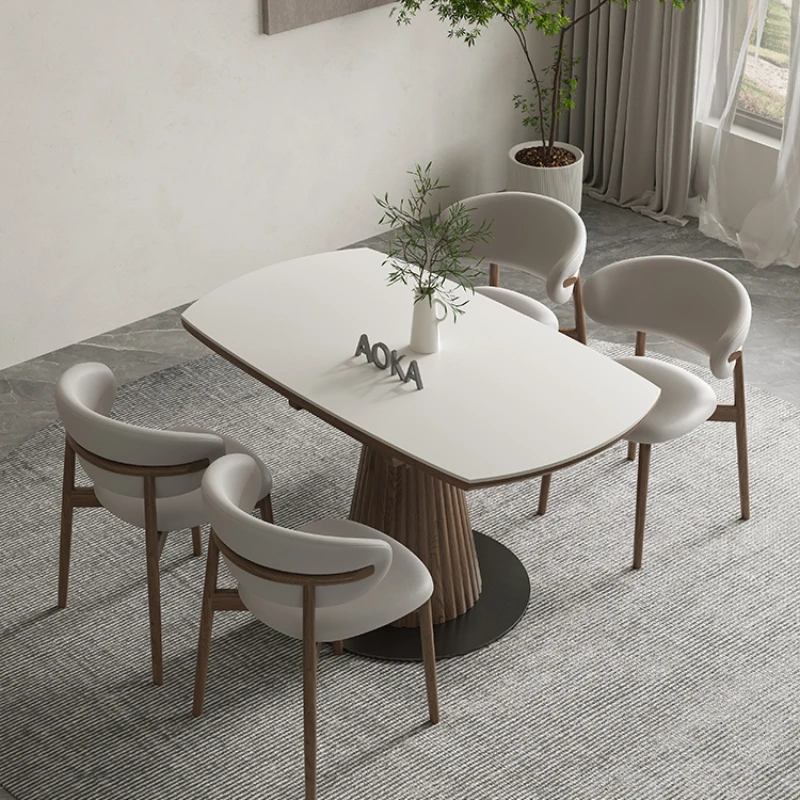 Reception Tables Oval Dining Table Round Rectangular Modern Rooms Room Cafe Extendable Luxury Restaurant Muebles Designer Coffee