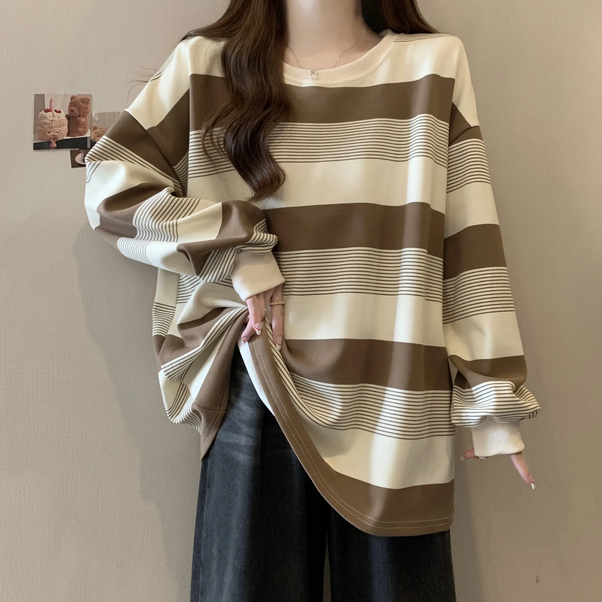 Camiseta de manga larga a raya - Winter Clothing Trends For Women reseña y precio