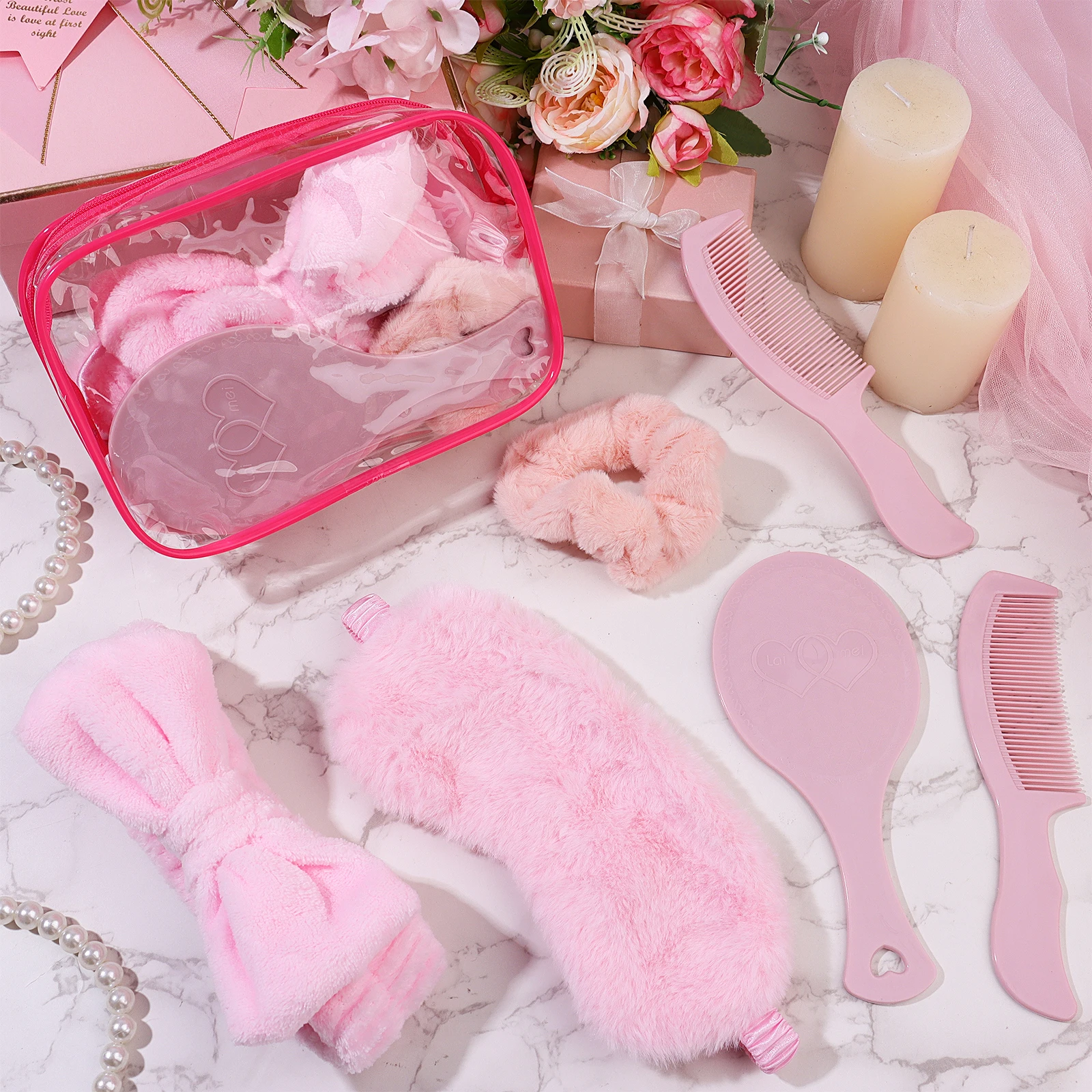 

36 шт., товары для сна для девочек, повязка на голову и браслет для ухода за кожей, набор сувениров для вечеринок