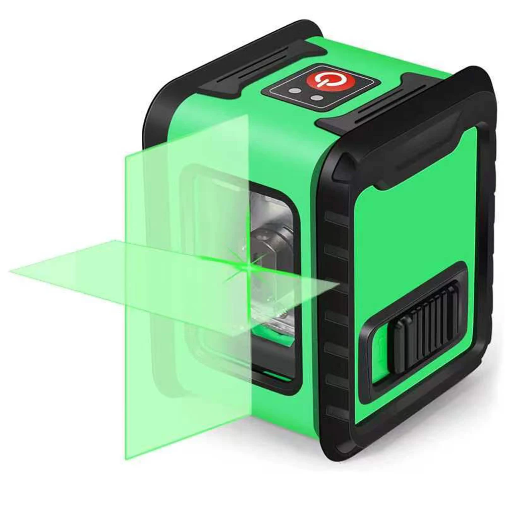 Multifunctional 2 Lines Laser Level 4° Self-leveling Machine Rechargeable Lithium Battery Leveling Tool Waterproof Home Tools