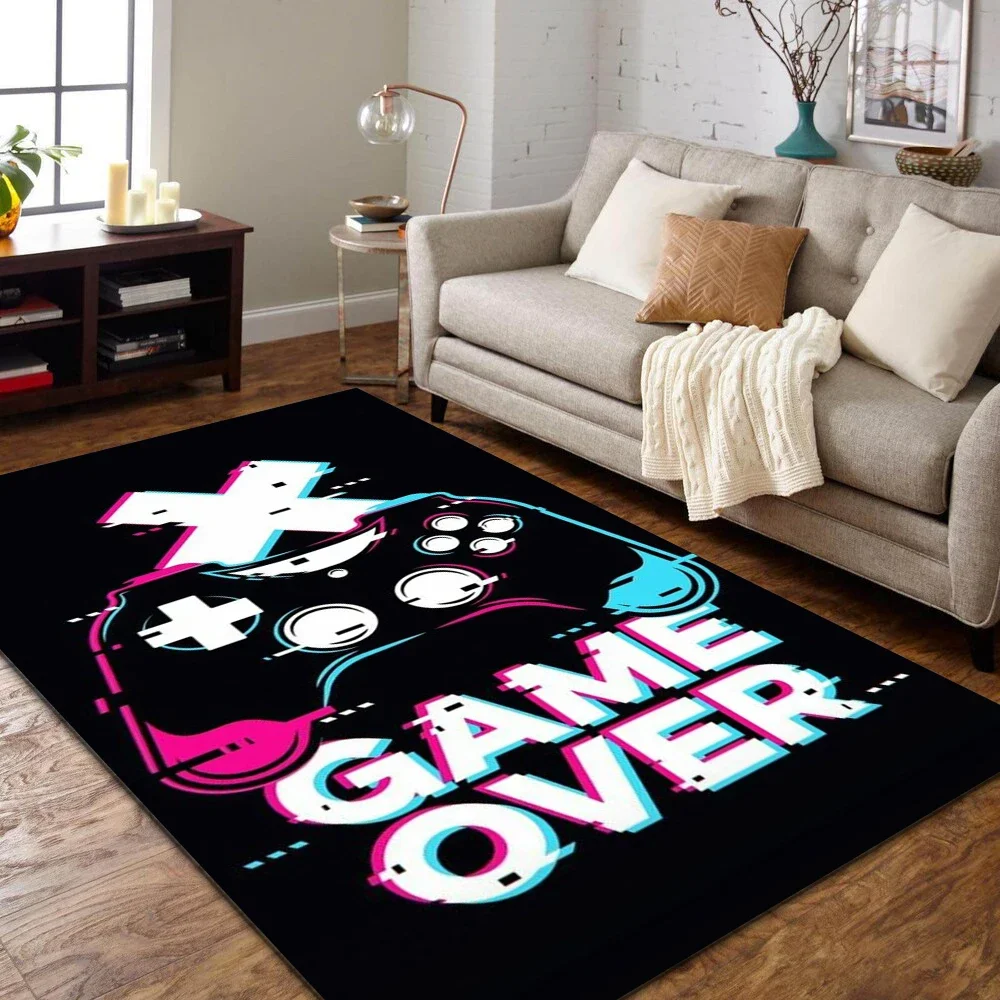 3D Printing Game or Gamer Fashion Rug Gamepad series Decorate Carpet Applicable To The Living Room Bedroom Corridor Non-slip Mat