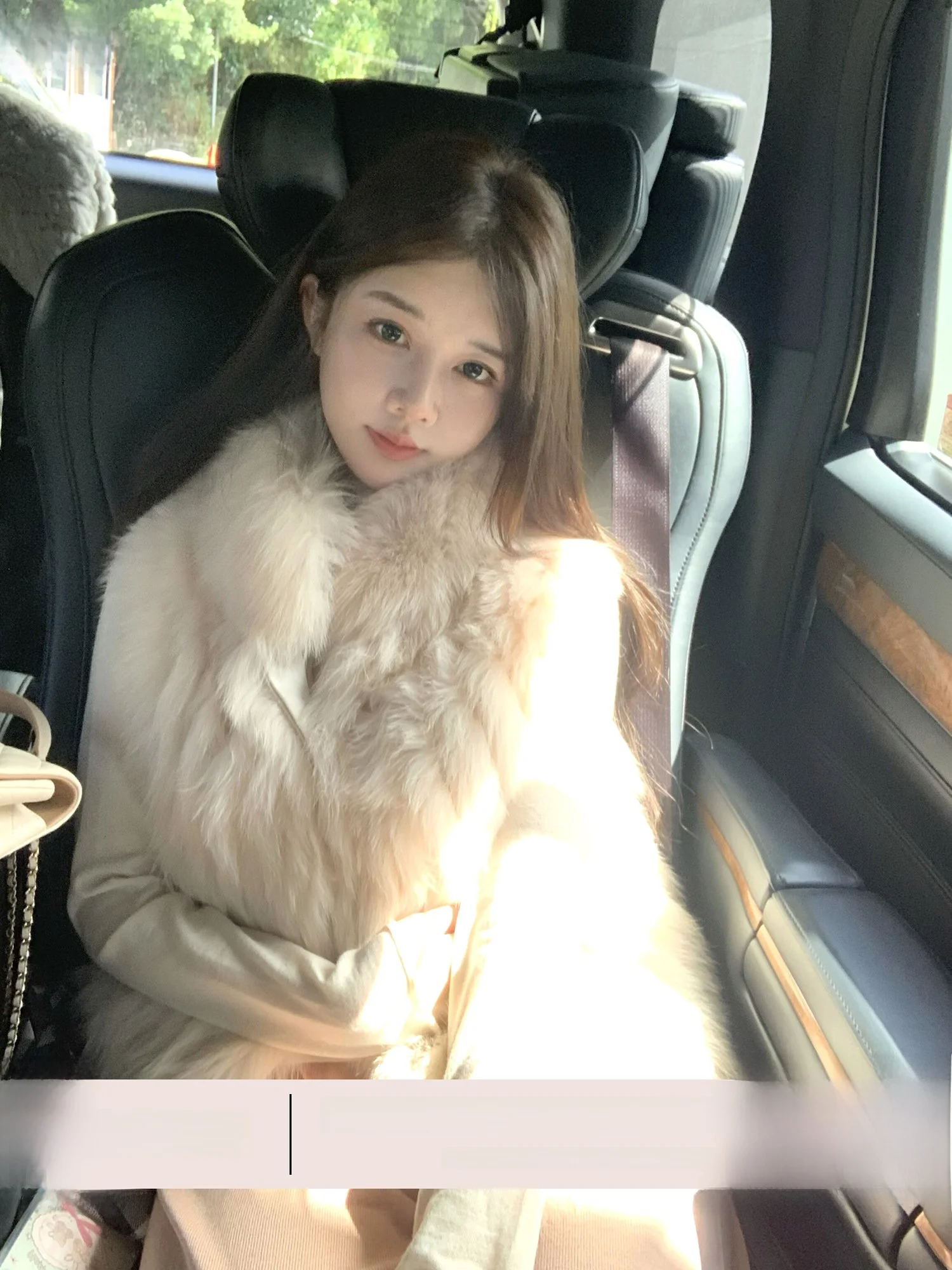 

Winter New LiFeline Fur Vest Jaet Women's Modern Sle Straight Cut Cus Dyeing Outerwear Faionable Ladies Coat