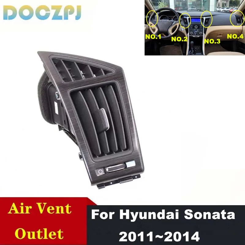 

Внутренняя приборная панель автомобиля, центральная розетка кондиционера для Hyundai Sonata 2011 2012 2013 2014