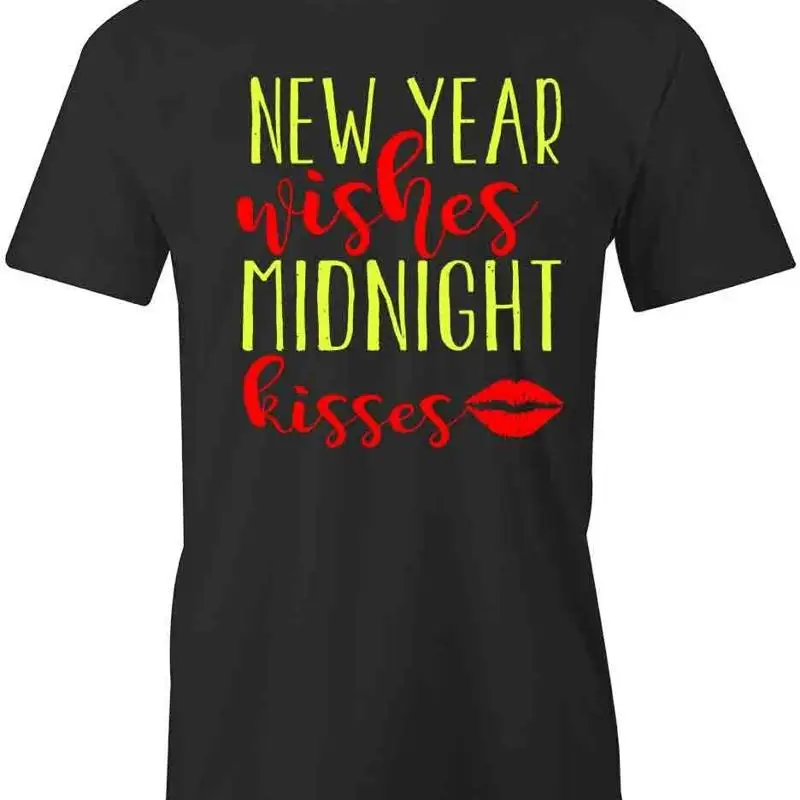 

Футболка NEW YEAR WISHES MIDNIGHT KISSES d, хлопок S1BSA494