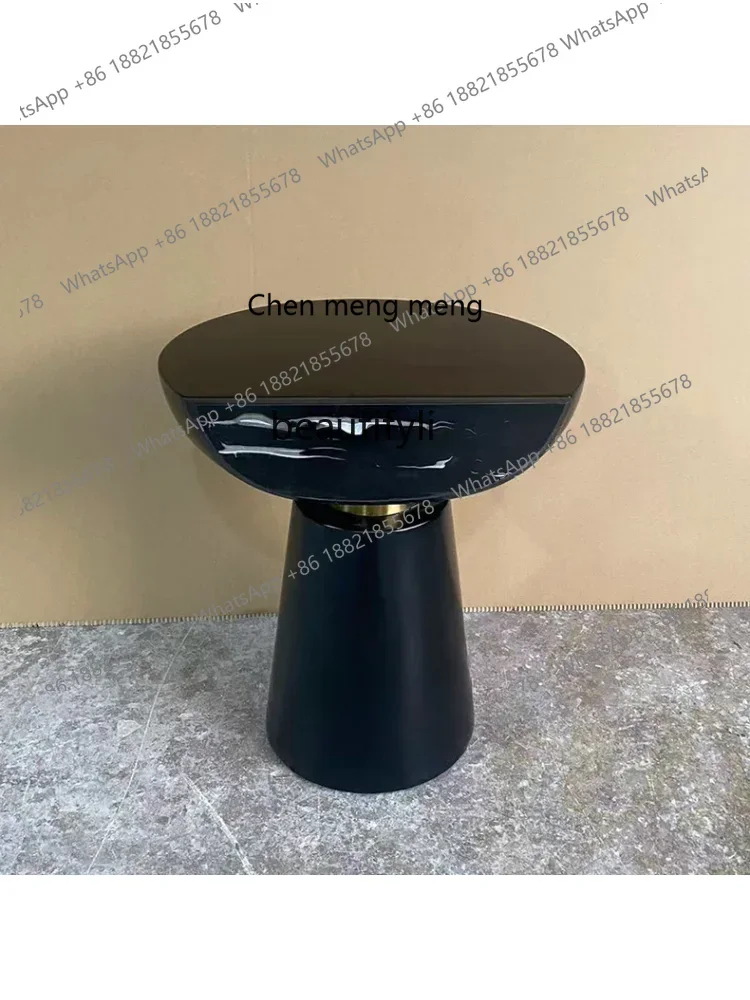 

ss7486 Solid Wood Paint Creative Side Table Model Room Simple Modern Phone Table Bedside Small Table furniture living room