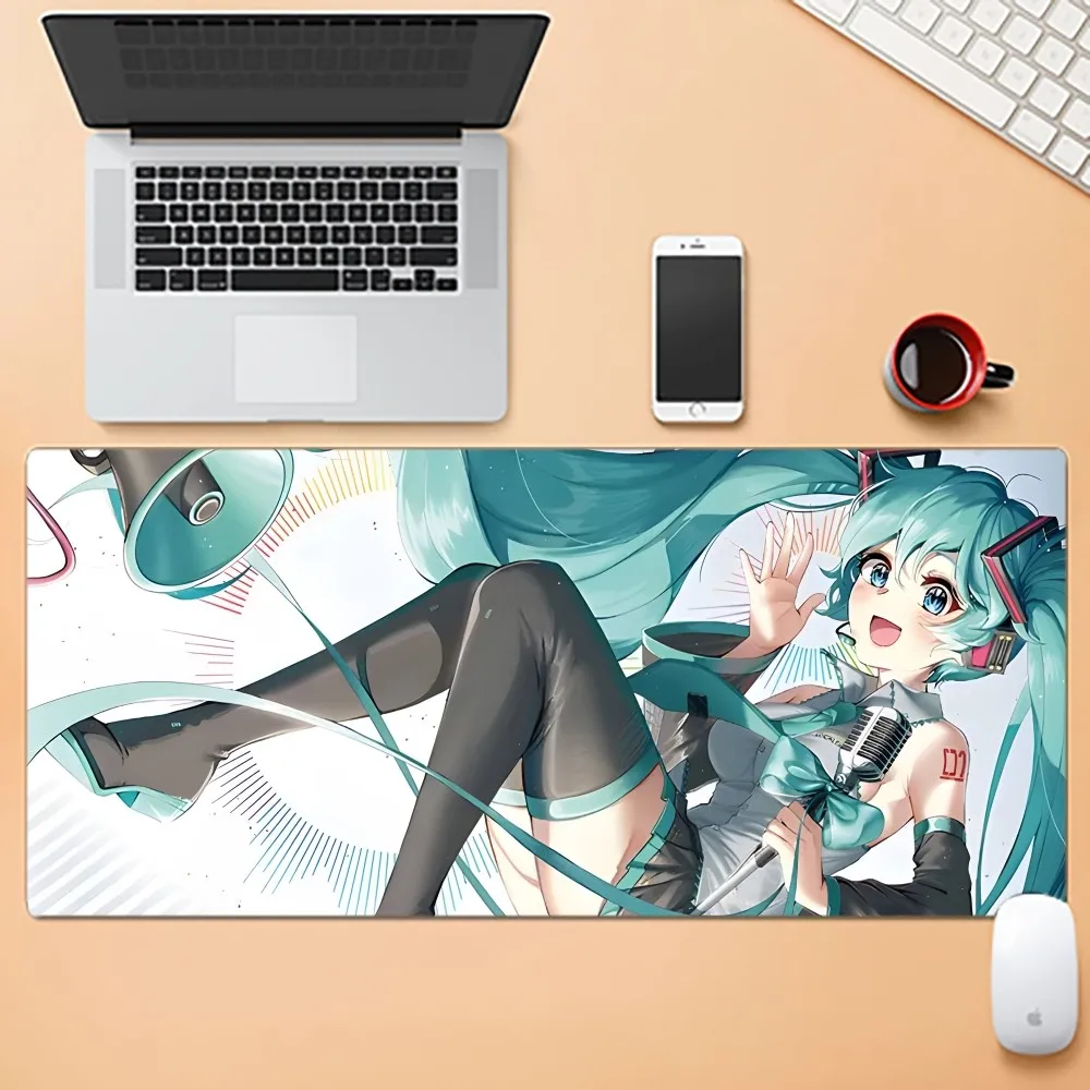 H-Hatsune M-Miku Mousepad Mousepad New Arrivals Large Gaming Mousepad L XL XXL Gamer Mouse Pad Size For Keyboards Mat