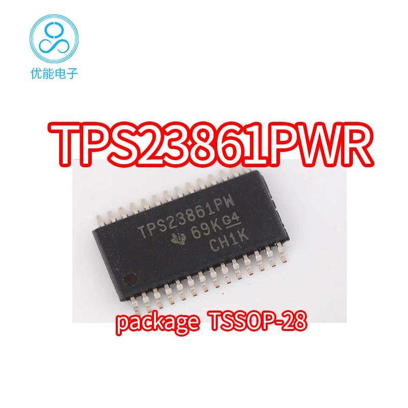 TPS23861PWR screen printing TPS23861PW chip mount packaging TSSOP28 TPS23861P