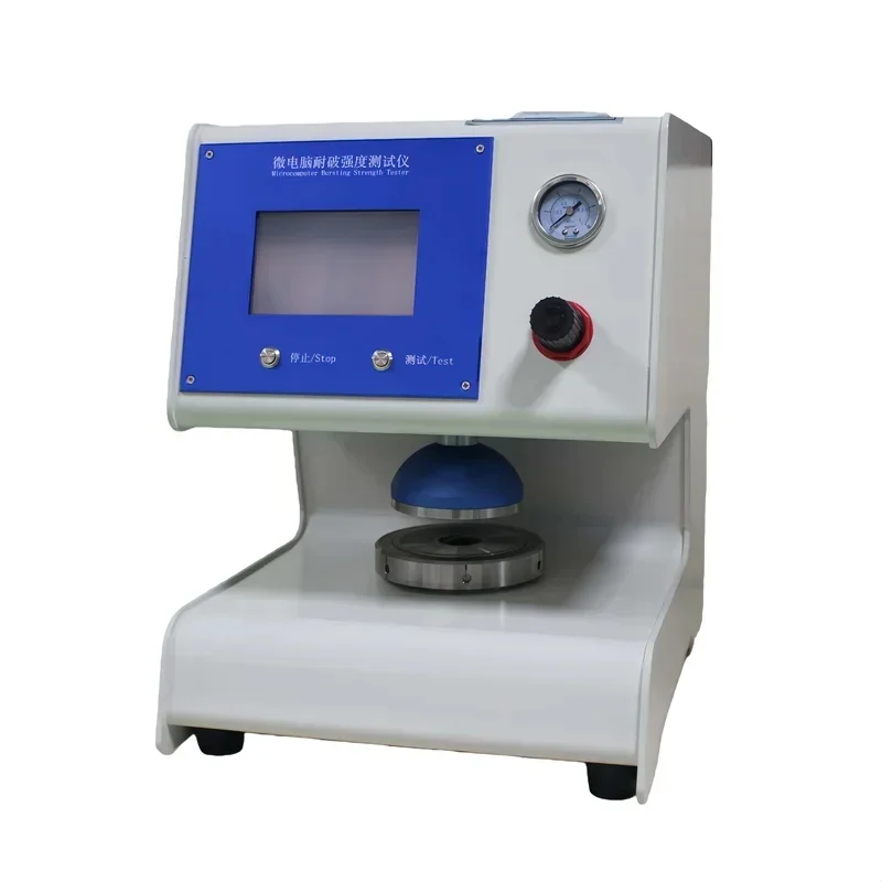 Paper And Paperboard Testing Hine, Packaging Materials Bursting Strength Tester
