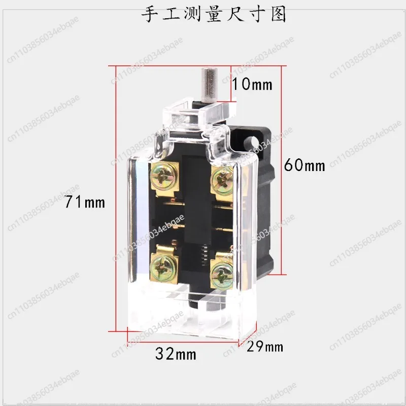 For Foot Pedal KH-9011 Silver Touchpoint Foot Switch Core YDT1-15 16 Travel Limit Micro Switch