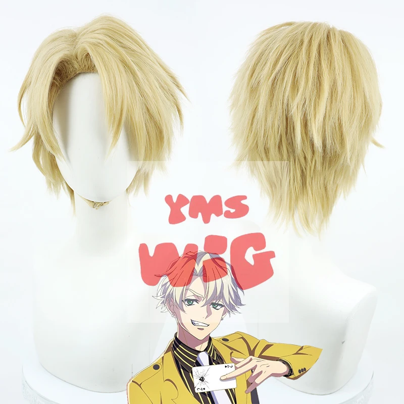 

Аниме HIGH CARD Finn Oldman Косплей Парик Короткие Желтые Золотые Термостойкие Синтетические Волосы Хэллоуин Вечеринка Ролевые Игры + Кепка Для Парика