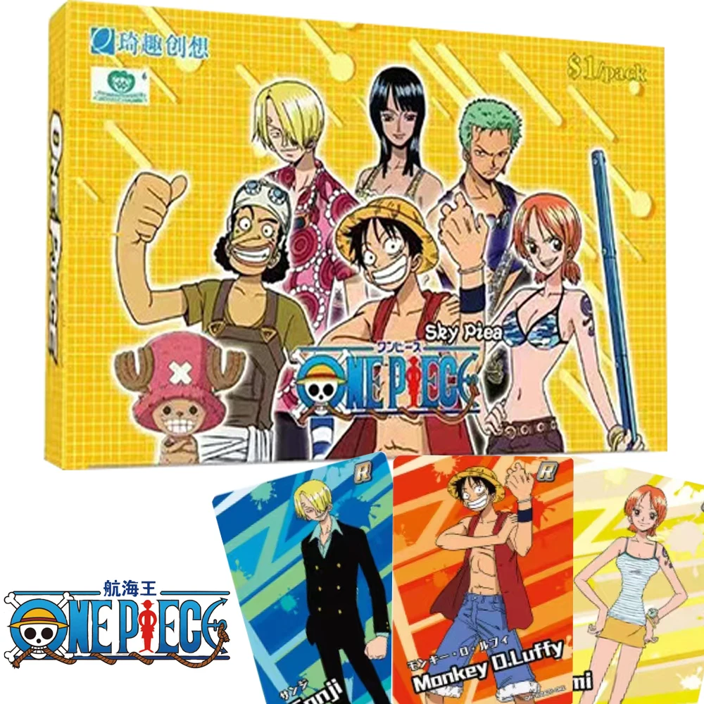 

Genuine One Piece Cards English Version Collection for Children Luffy Sanji Zoro Limited Multiple Types Cards Toys Birthday Gift