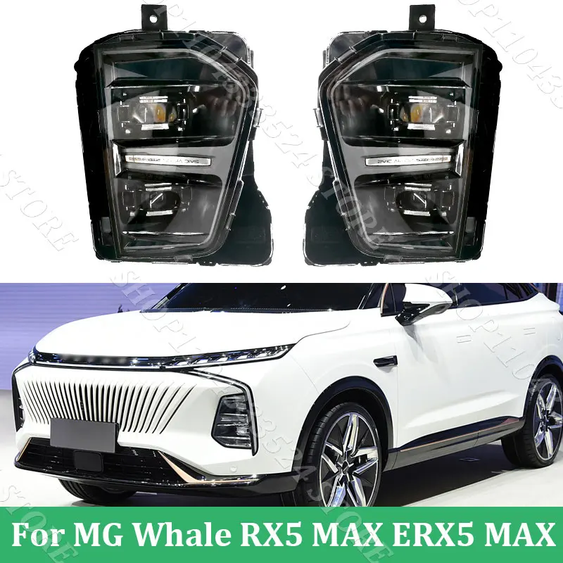 Front Headlamps Bumper Light Assembly For MG Whale RX5 MAX ERX5 MAX  Front Lamp Head Light 10953459 10953460